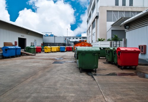 Recycling facility in Merton processing materials